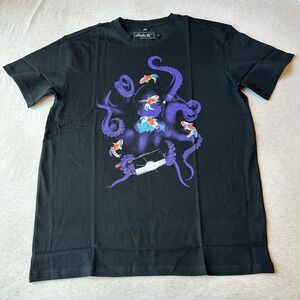 Mister Tee Mens Black Octopus and Koi Fish Graphic T-Shirt‎ MTUS087 Size M NEW